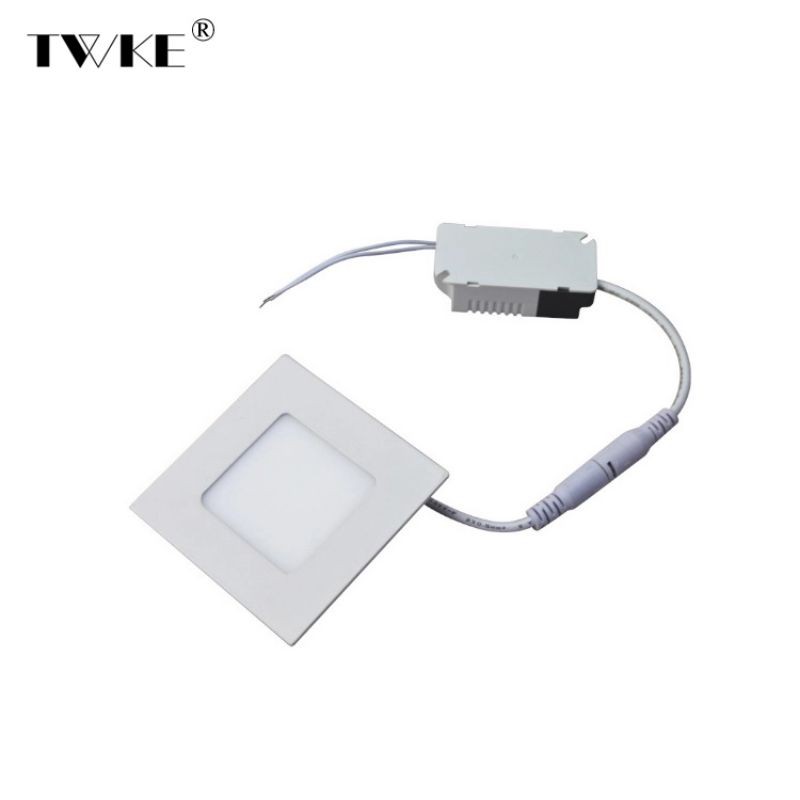 Lampu Downlight LED 3W 7W panel 3Watt Kotak Square Bulat 3 watt w inbow putih kuning Hias Plafon