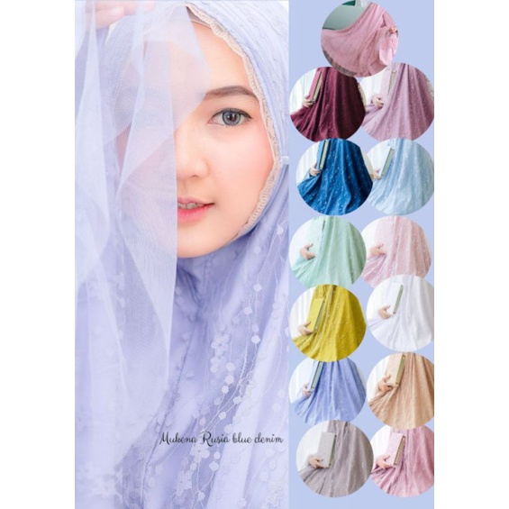 (DISTRIBUTOR RESMI) MUKENA RUSIA ORI BY MUKENA DALANOVA