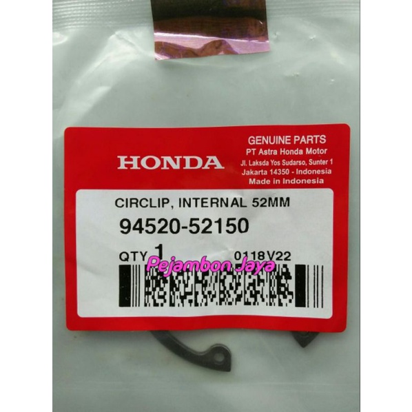 9452052150 CIRCLIP INTERNAL 52MM