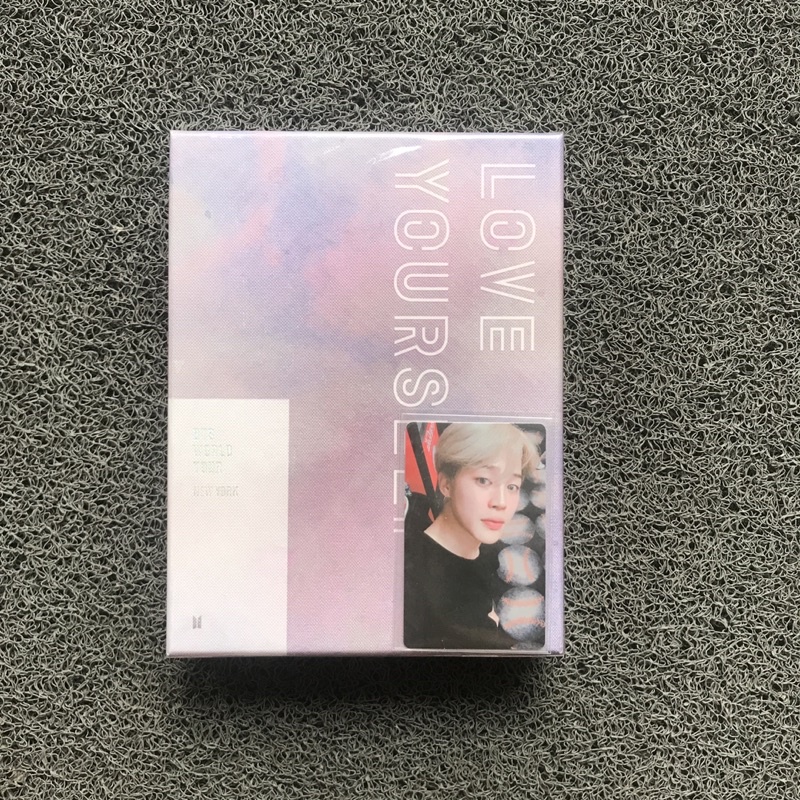 [BOOKED] DVD BTS LOVE YOURSELF IN NEW YORK + PHOTOCARD JIMIN NY NEW YORK