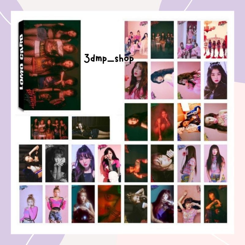 [30 lembar] lomocard lomo card kartu red velvet