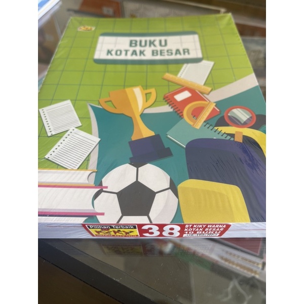 

BUKU KOTAK BESAR KIKY 38 LEMBAR ( HARGA 1 PACK BUKU )