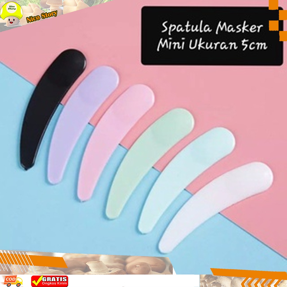 (NCS) SPATULA MINI / SPATULA CREAM / SENDOK MASKER / SPATULA KOSMETIK / SPATULA KRIM / SPATULA MASKER