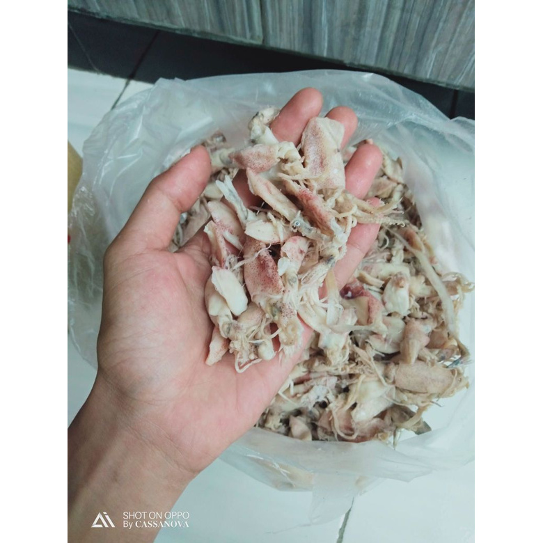 

Bebi Cumi Asin Kualitas Grade A - 500 gram / Ikan Asin