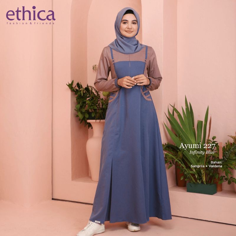 Ayumi 227 Infinity Blue Gamis Ethica