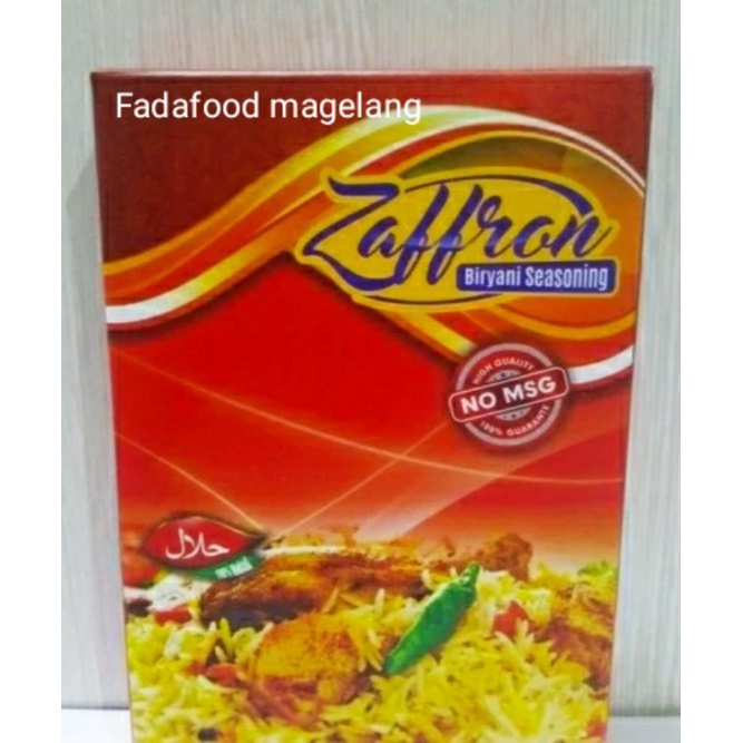 

Rempah pilihan Zaffrona bumbu Biryani 100g