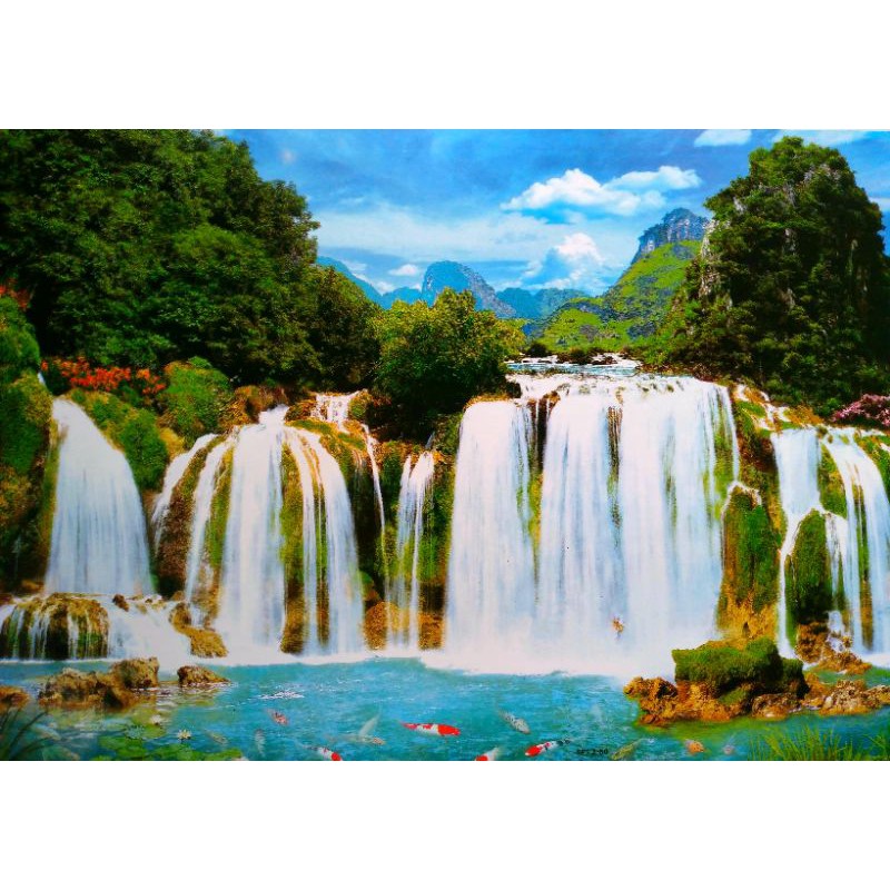 POSTER HIAS PEMANDANGAN ALAM