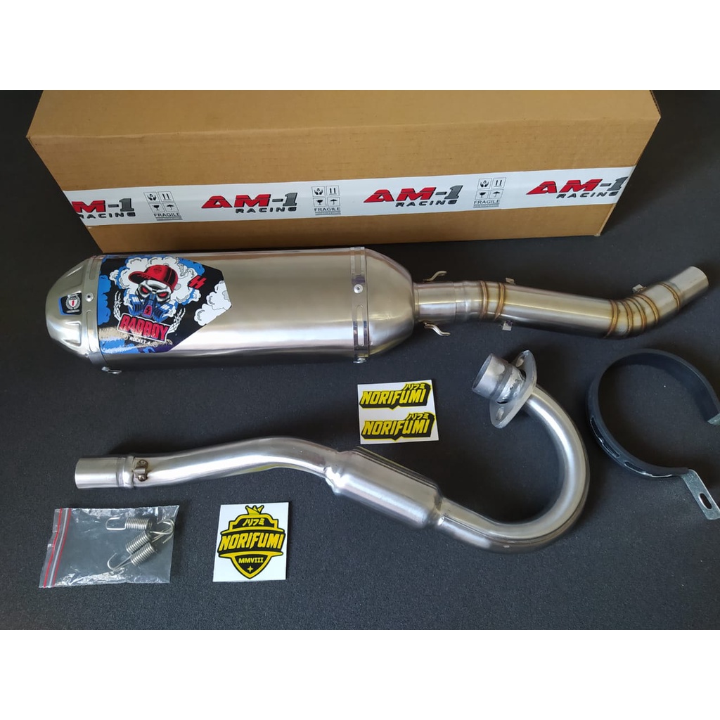 Kenalpot Knalpot Racing Norifumi Rocket Roket 4 Badboy Bad Boy Klx150 Se Extreme Klx 150 S L G BF Dt