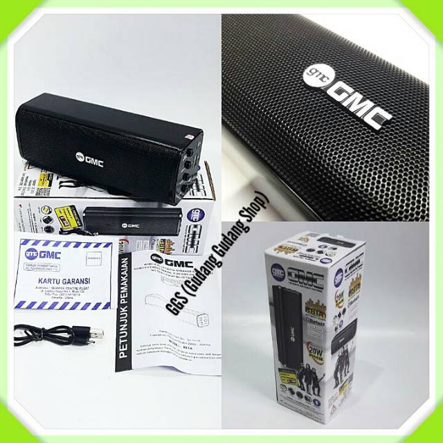 Music Box Bluetooth GMC Speaker Super Woofer