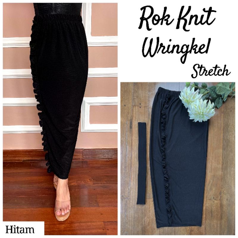 Rok Knit Stretch Diorama Wringkle