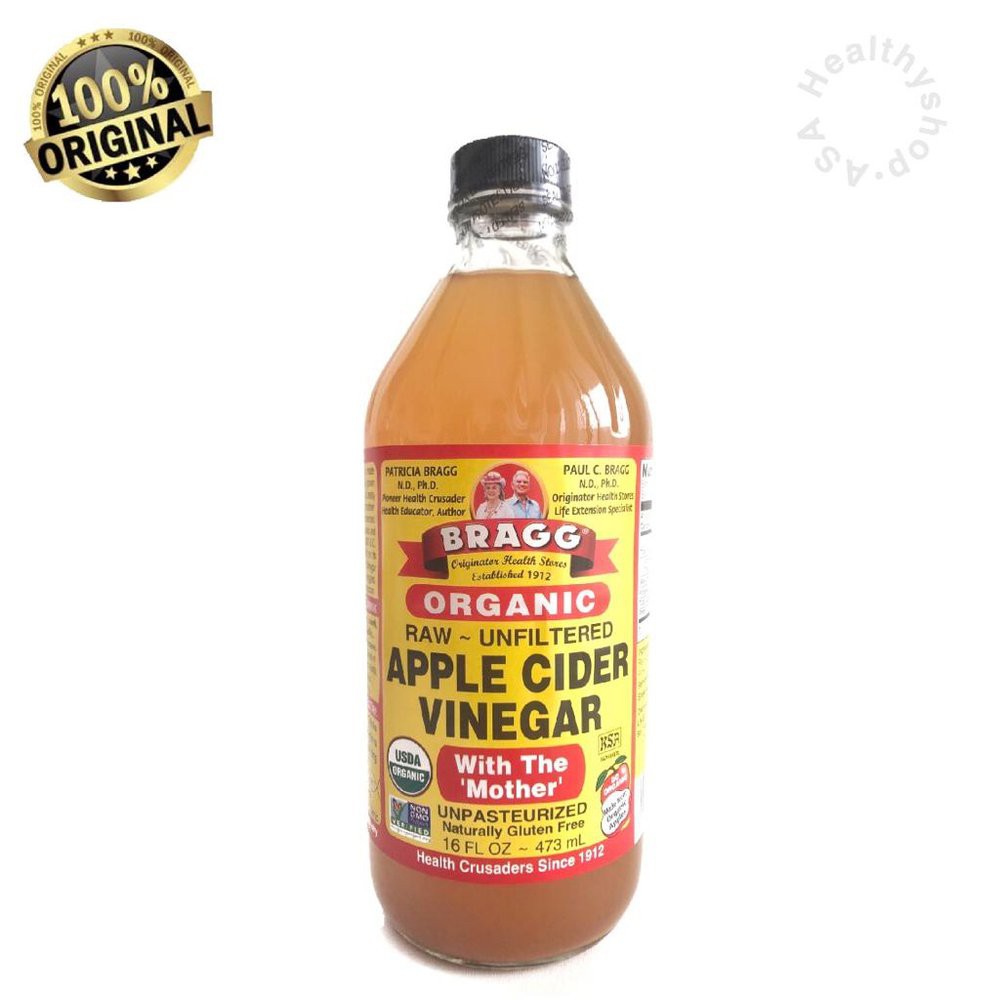 

Bragg ACV sharing 100 ml Bragg Apple 100 ml Cider Vinegar ( Cuka Apel ) Original - share in jar 1pcs