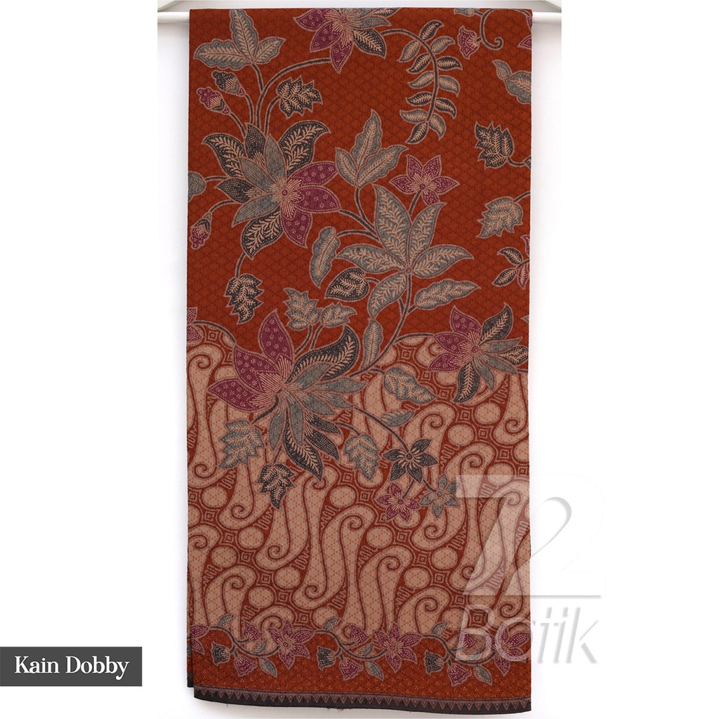 BAHAN BATIK PREMIUM Dobby Dobi Dobbi Dolbi Motif Parang Coklat Orange Oranye 725413 Cap 72 Jarik Jarit Samping Kebat Panjang Batik Dobby Modern Premium Bahan Seragam Batik Pernikahan Kantor Keluarga Murah Kamen Jadi Batik Bali Lembaran