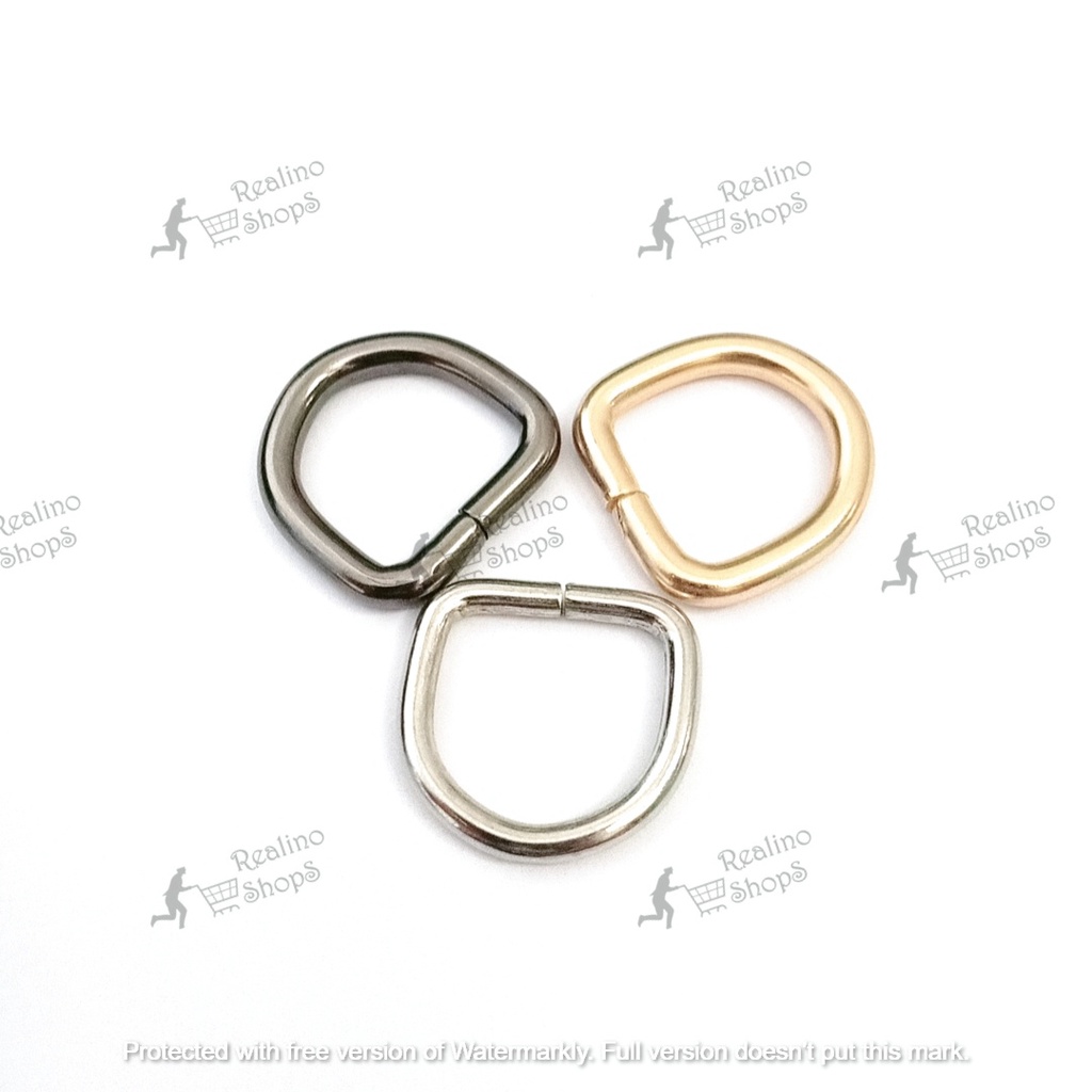RING D TINGGI - 1.5CM NEKEL (KUALITAS B) - AKSESORIS TAS