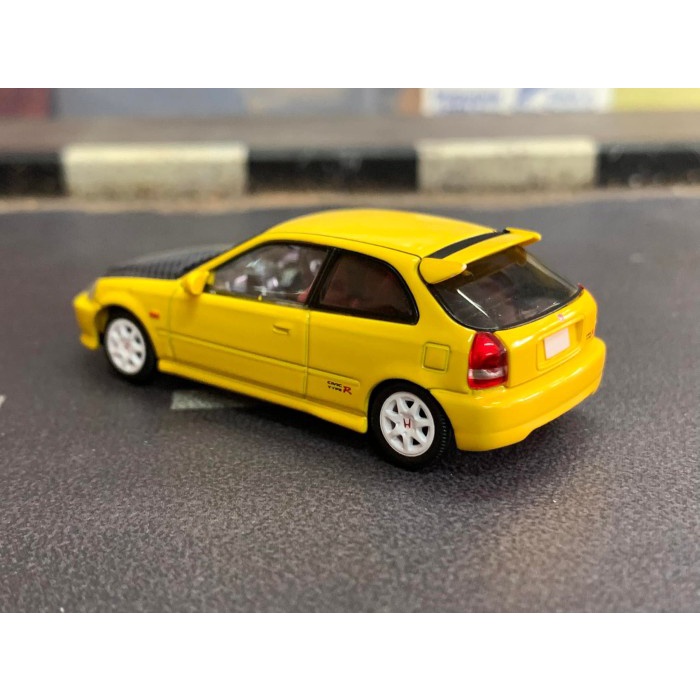 Tomica Limited Vintage Neo Honda Civic Type R Yellow Hong Kong Edition