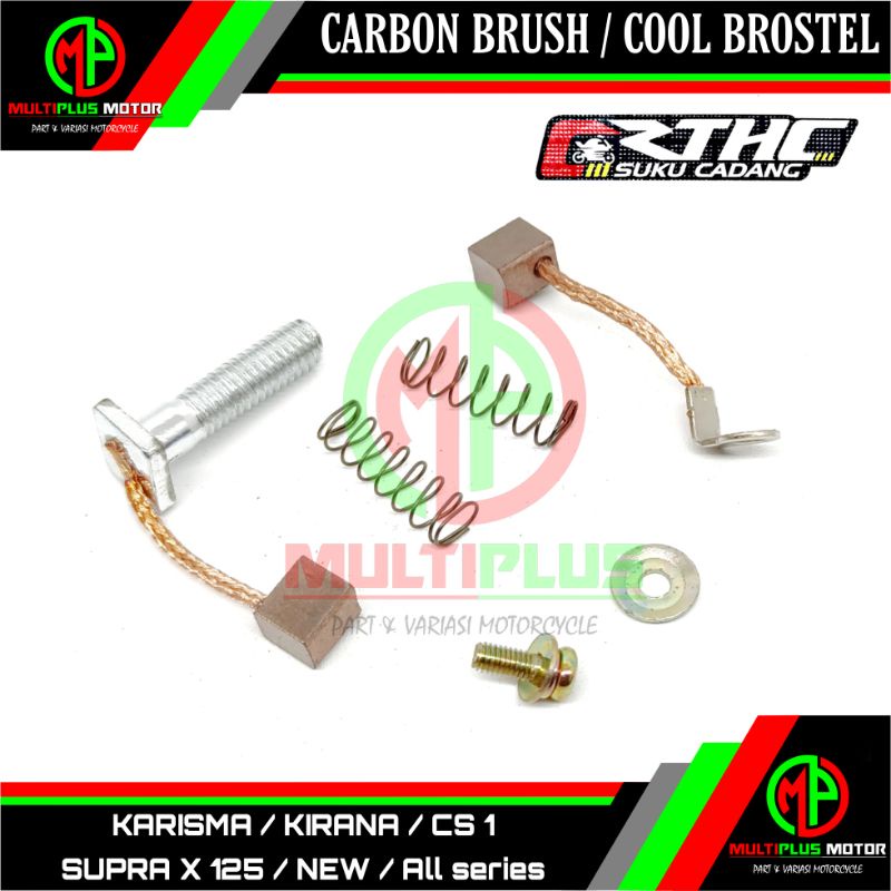 Cool Col brostel Arang areng dinamo stater starter Carbon brush,KARISMA,KIRANA,CS1,CS 1,SUPRA X 125,