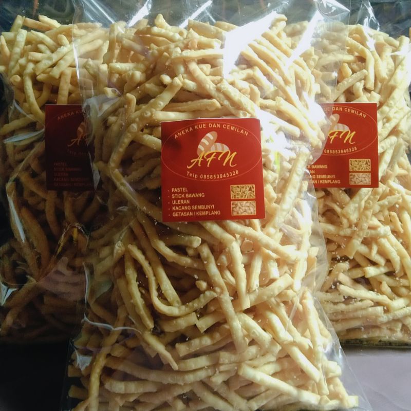 

Stick Bawang Renyah Gurih Kemasan 250/500g