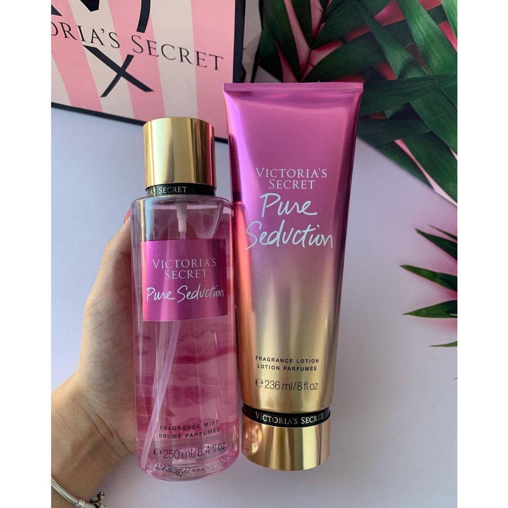 n2ollectionn - Pure Seduction Bodymist dan BodyLotion Victoria's Secret  parfume parfum body mist wa
