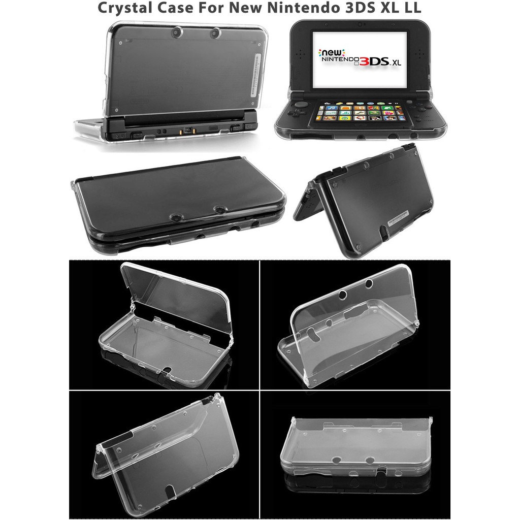 Tas Jernih + 2pcs Pelindung Layar Untuk Nintendo 3ds Xl Ll 2015