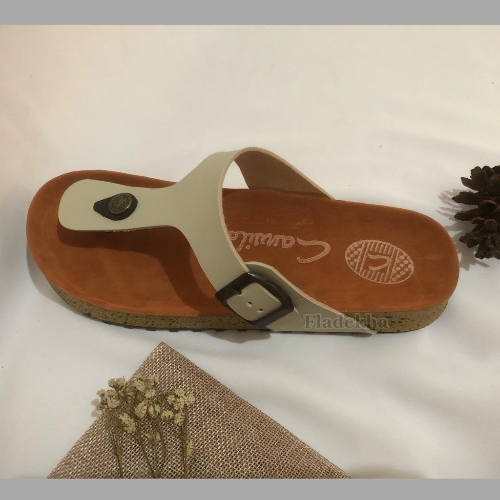 SANDAL CASUAL PRIA WANITA/ SANDAL KULIT PU  BERKUALITAS/ SANDAL MURAH CANVIL