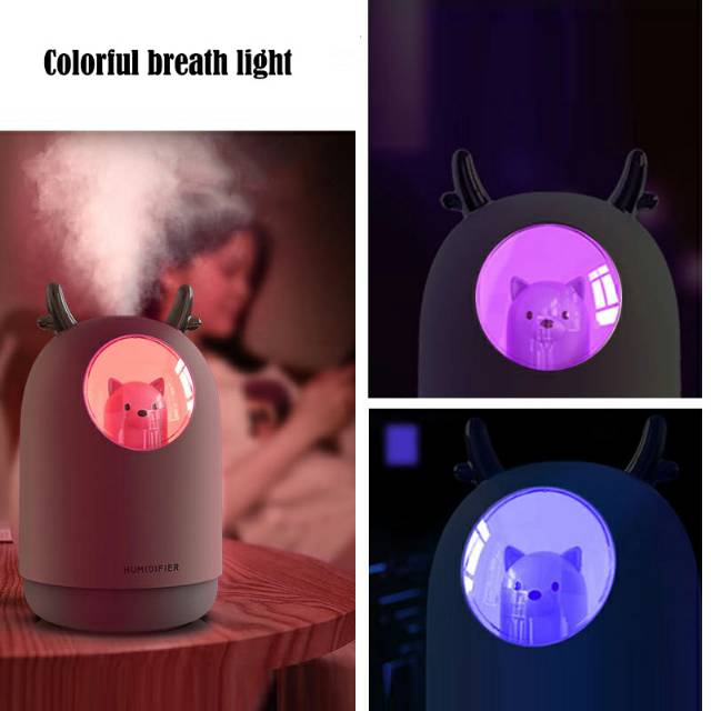 Humidifier Pet Ultrasonic RGB Aroma Essential Oil Diffuser 300ml