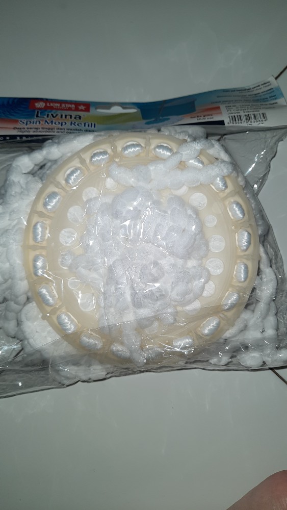 Lion Star Refill Livina Spin Mop Bm-50 / Kain Lap Pel Lionstar Bm-42 , Bm-45, Bm-46 Dan Bm-47