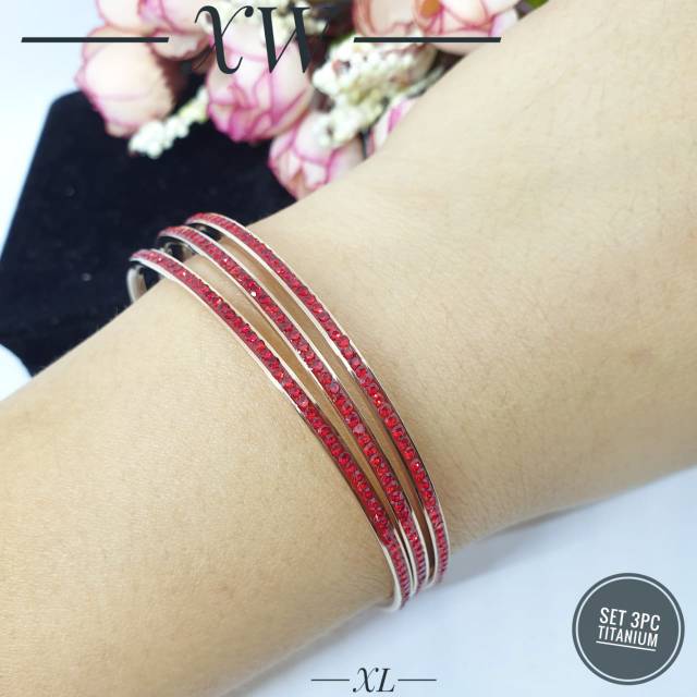 Gelang titanium set 3 G01035