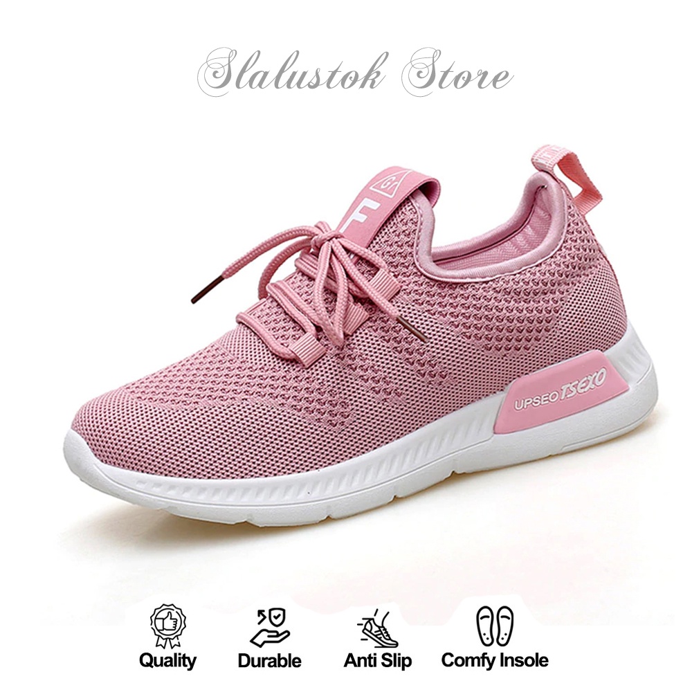 Sepatu Sneakers Wanita Import - Sneaker Super Bounce Runing Shoes - Sepatu Wanita Kasual Lari