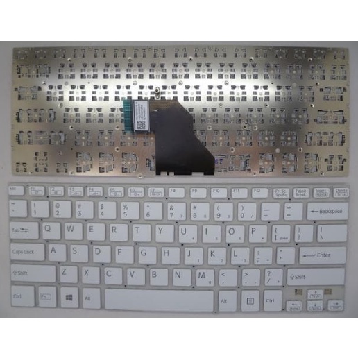 Keyboard Sony Vaio SVF-14 SVF14 SVF14E SVF14A VF142 SVF142 VF143-hitam/putih