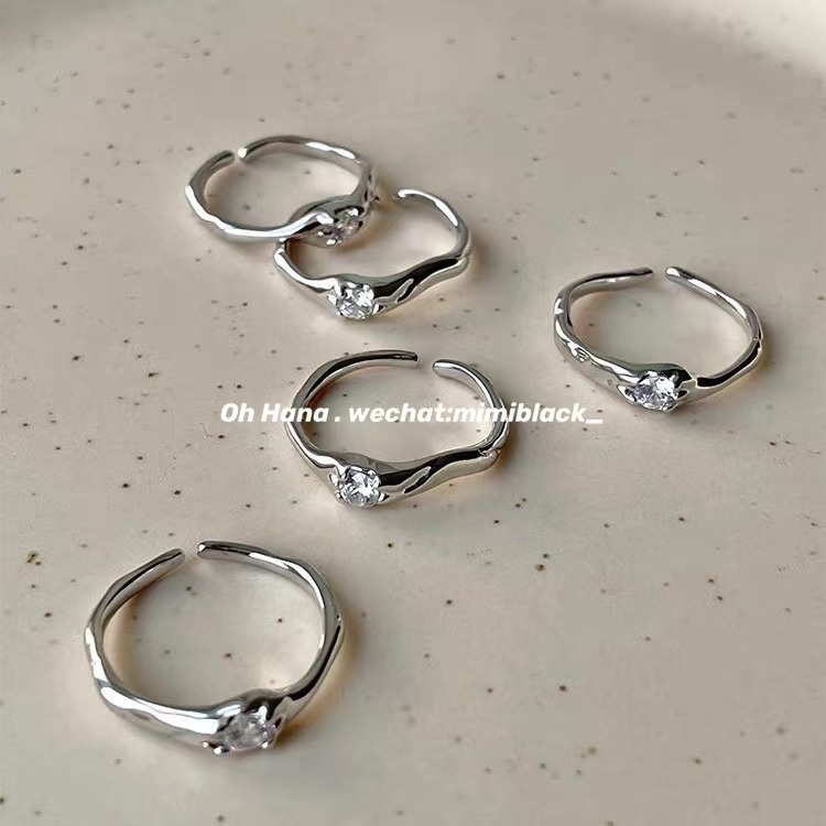 Irregular Opening Ring Accessories Korean Version  Simple  Adjustable Temperament