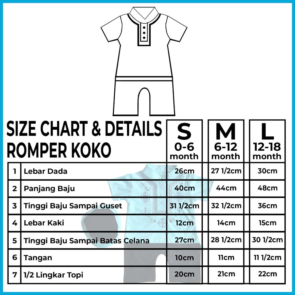 HOKIKU BAJU LEBARAN PAKAIAN MUSLIM BAJU KOKO BAYI LAKILAKI ROMPER BAYI ROMPER ANAK PECI BAJU ANAK PREMIUM