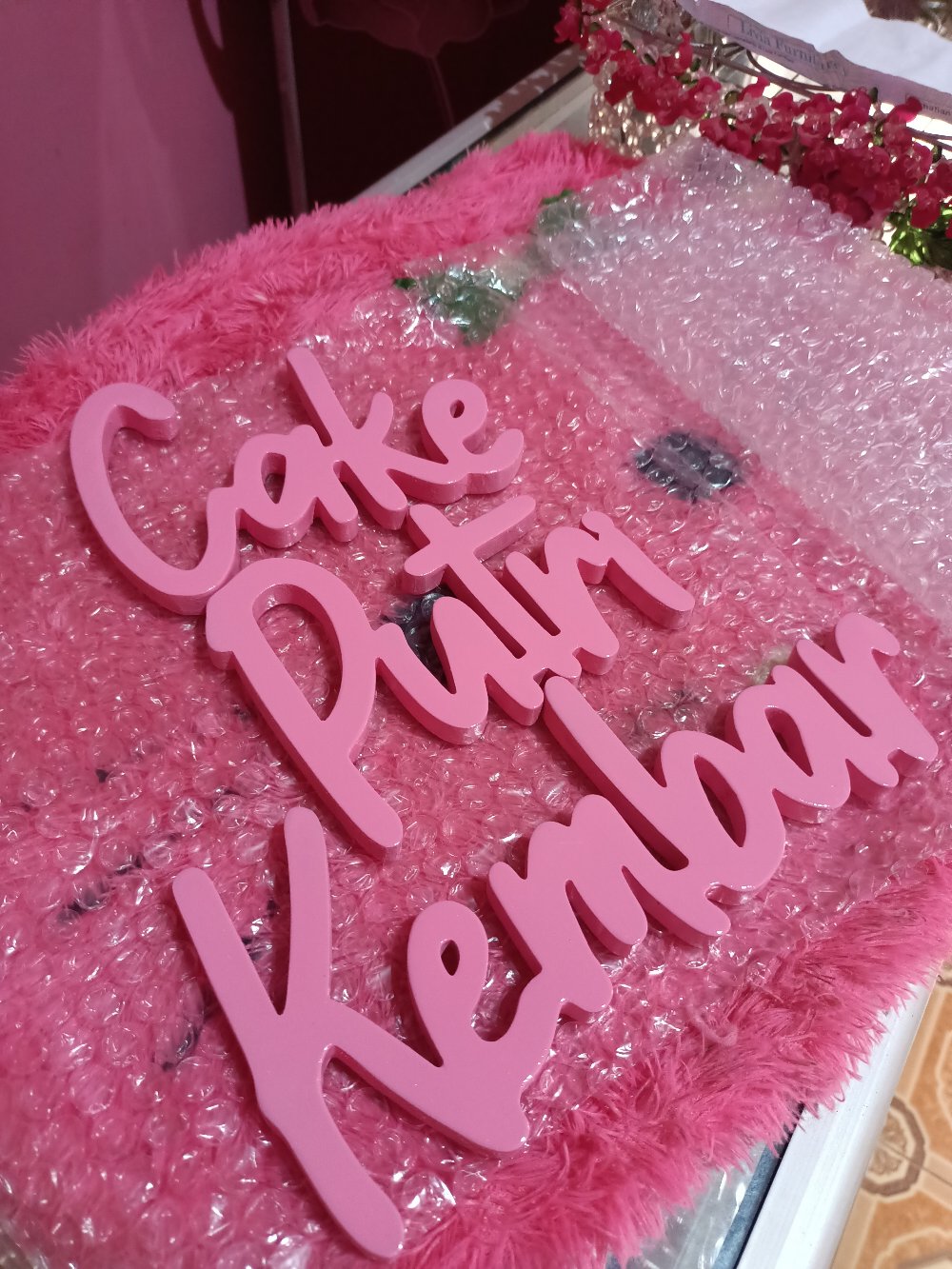 Nama Kayu Custom / Nama Kayu Dekorasi Dinding / Nama Kayu Custom Mahar / Huruf Hijaiyah