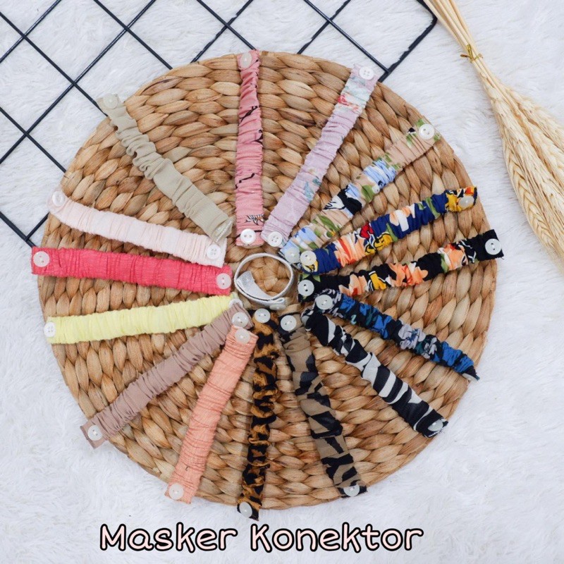 Konektor Masker / Connector Masker non hijab / konektor Masker hijab Premium