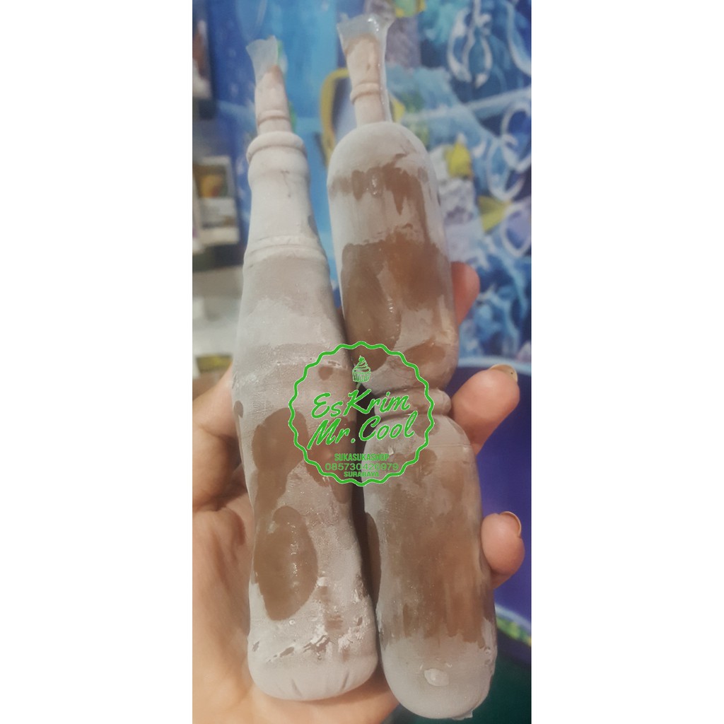 PLASTIK ES BENTUK WAWAN BOTOL ISI 50PC
