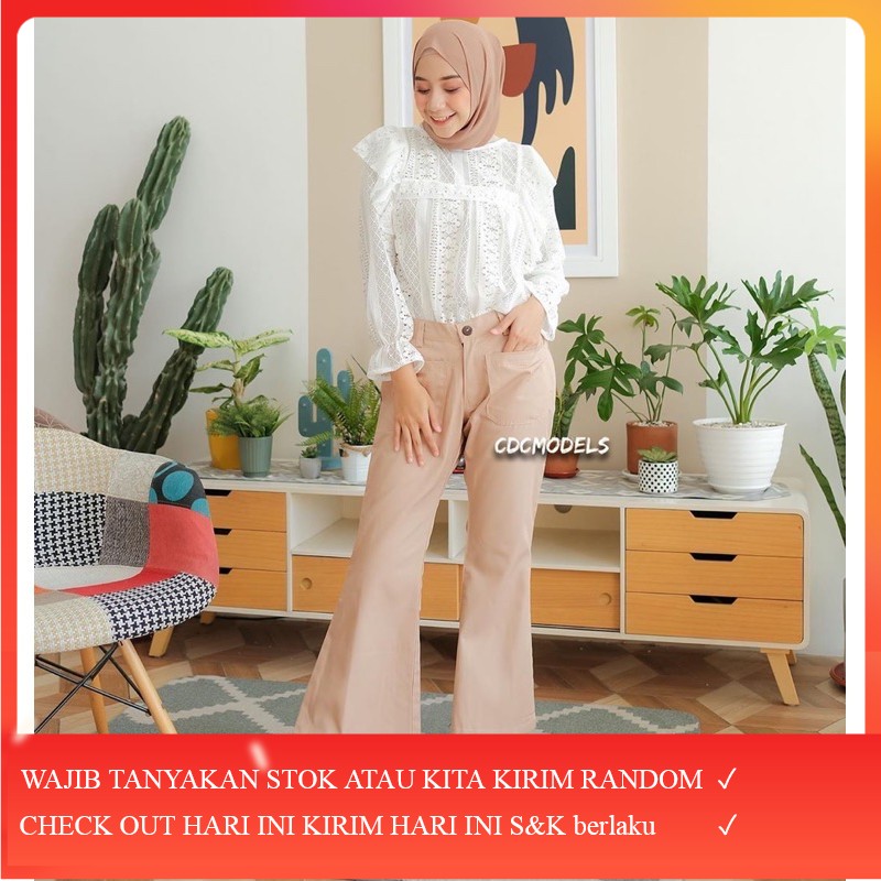 CELANA CUTBRAY CLEVY BAGGY AMERICAN DRILL PANTS PREMIUM ORI 100%