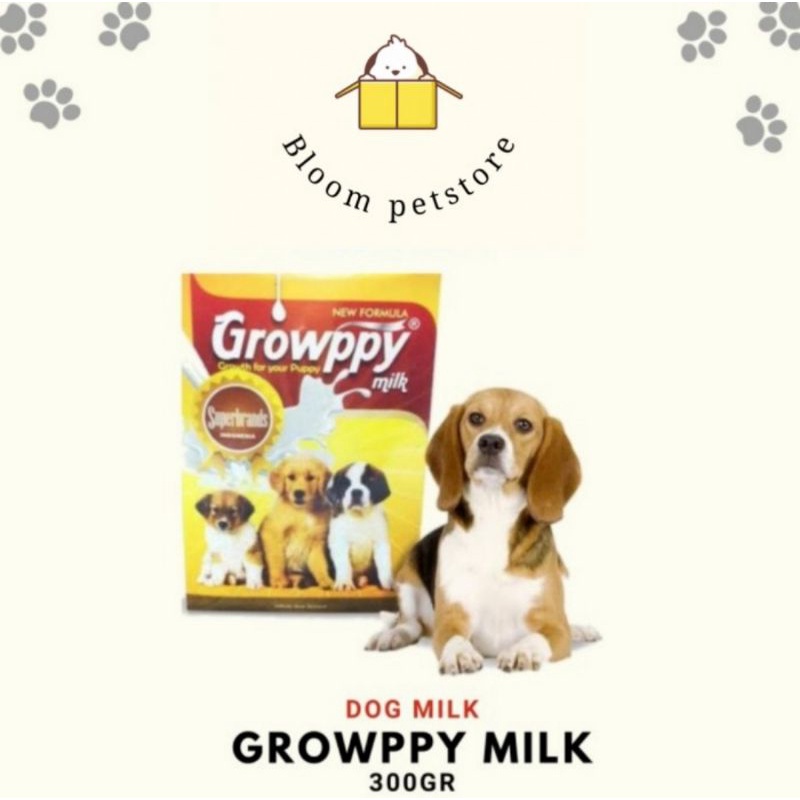 susu puppy anjing growppy 1box 300gr / susu anjing / susu anak anjing