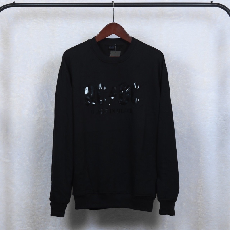 SWEATER CREWNECK PULL&BEAR BAND ACDC VINTAGE/SWEATSHIRT PULL AND BEAR ACDC BLACK P&B PREMIUM