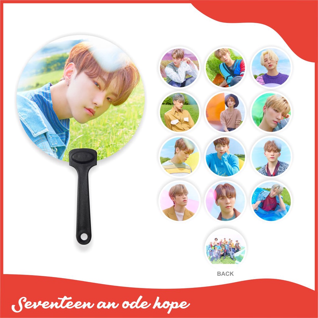 (READY STOCK) KIPAS TANGAN SEVENTEEN AN ODE HOPE -  SOUVENIR KPOP MURAH UNOFFICIAL