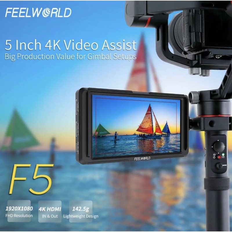 Feelworld F5 5” 4K Monitor HDMI