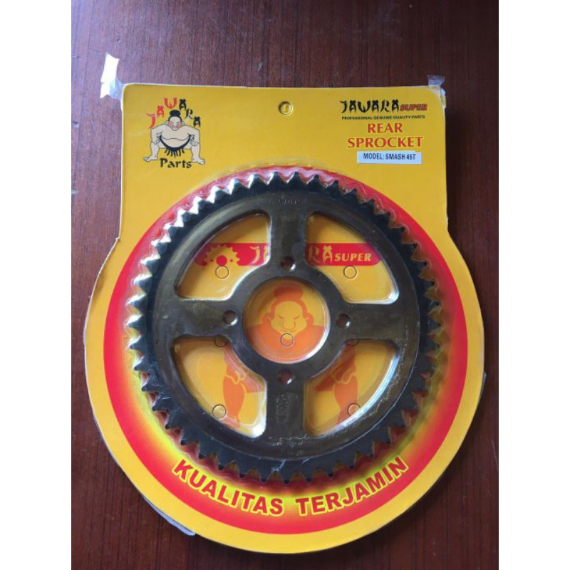 GIR BELAKANG SMASH MATA 45T / GEAR BELAKANG SUZUKI SMASH 45T / GIR BELAKANG SMASH / GEAR SMASH