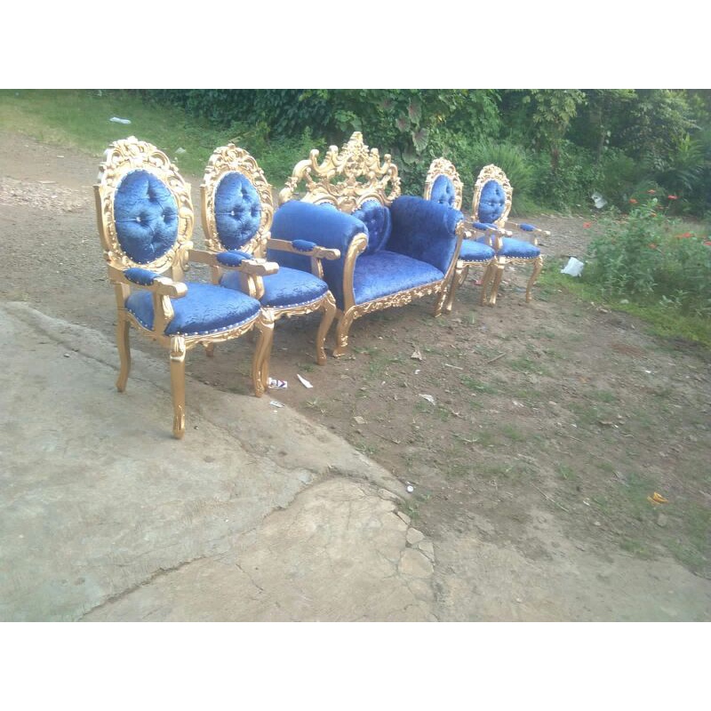 Set Kursi Pelaminan Rosalinda / Kursi pelaminan ukir / Kursi rosalinda / Kursi pelaminan / Kursi pel