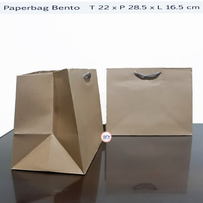 

SALE paperbag Bento. paper bag lebar. tas kertas