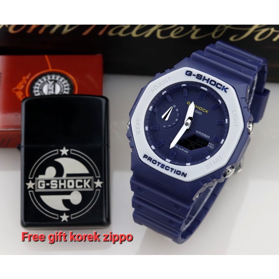 FREE GIFT✅ Jam tangan pria Gshock Digital analog water proof bisa COD