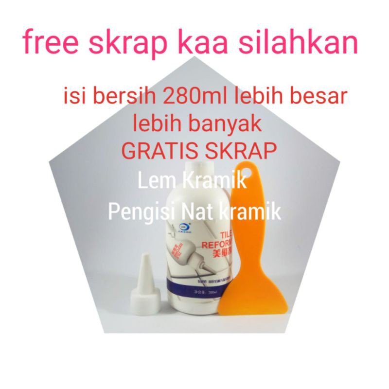 Stok Terbatas pengisi Nat Gap Celah Kramik dinding Lantai Kamar mandi 280ml