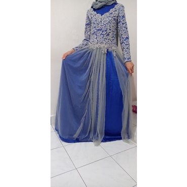 NEGO Dress Kebaya Bridesmaids Modern, Dress Kondangan Hijab Muslimah Elegant, Gaun Tile Pesta