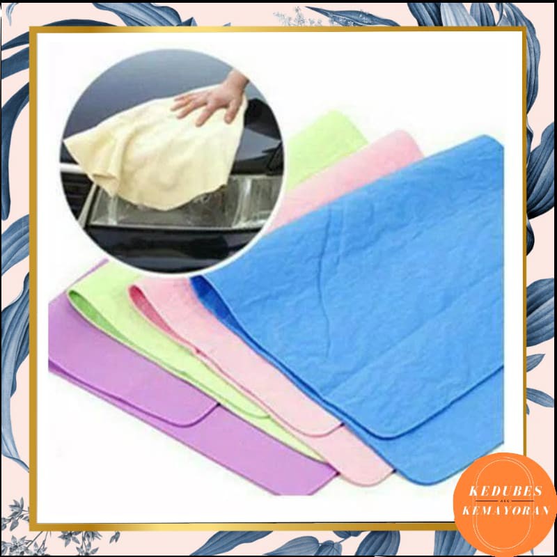 Kanebo Plas Chamois / Kain Lap Serat Sintetis Polos / Refill / Kanebo Murah[KK]