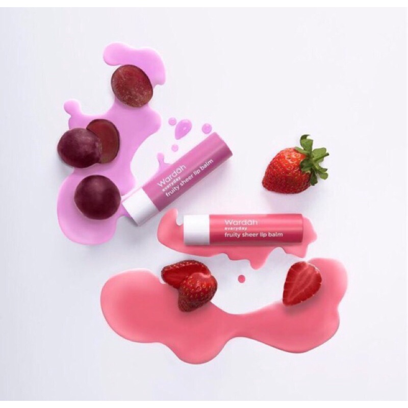 WARDAH EVERYDAY FRUITY SHEER LIP BALM 4GR