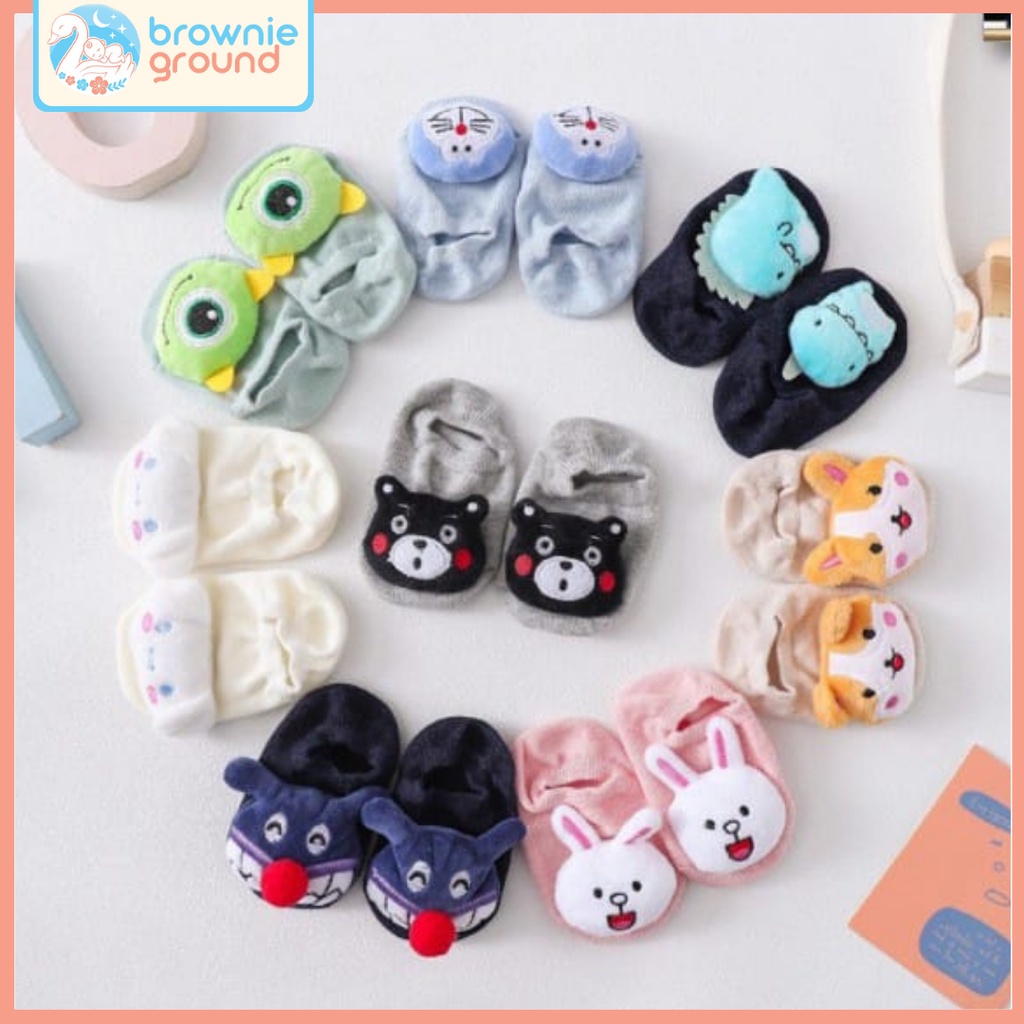 Kaos Kaki 3D karakter lucu bayi / kaos kaki timbul / kaos kaki bantal 0-6bulan 2