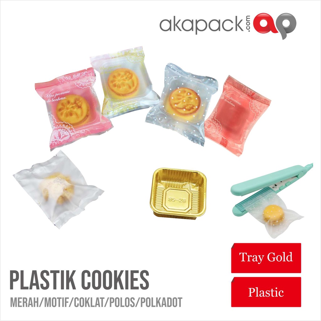 Jual Pcs Plastik Kue Cookies Transparan Pouches Tray Baking Cookies Pack Plastic Center