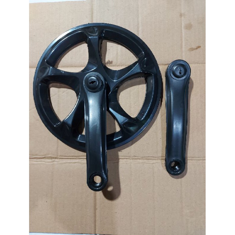 CRANK SINGLE 52T ARM 152MM HITAM