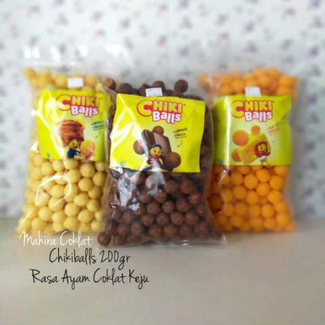 

Chiki ball 200gr /chiki ball ayam chikiball keju Chiki ball coklat 200gr